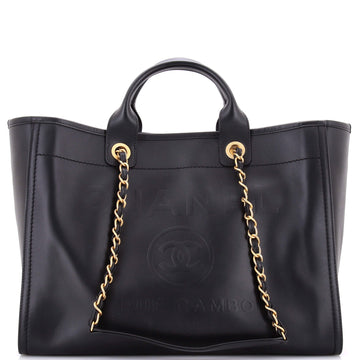 Deauville Tote Embossed Calfskin Large
