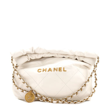 22 Chain Hobo Quilted Calfskin Small