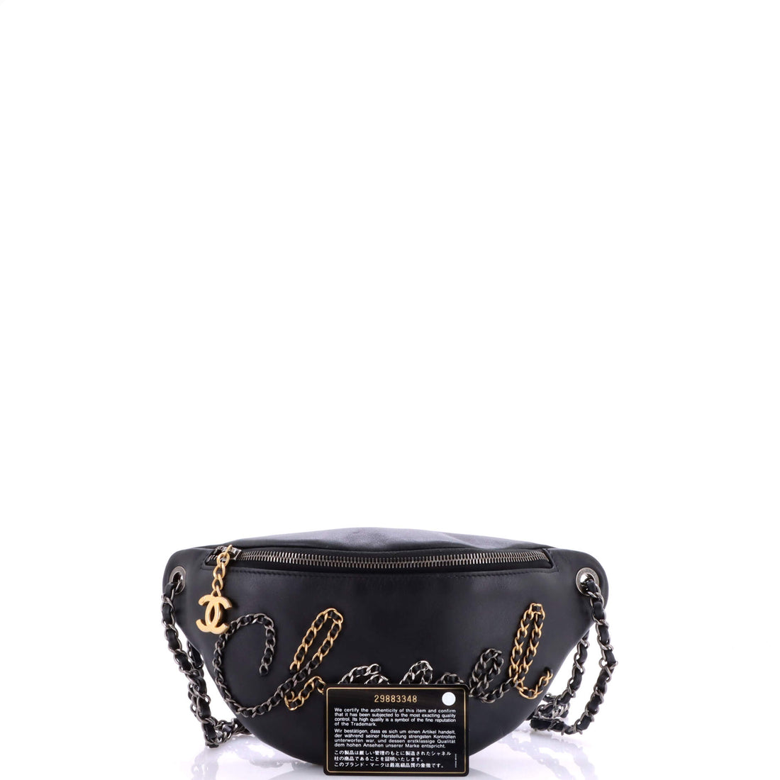 Chain Signe Waist Bag Calfskin