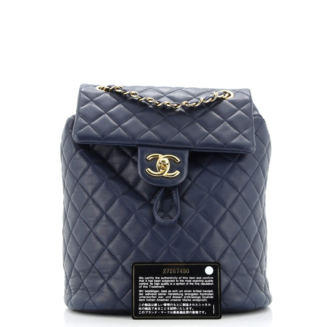 Urban Spirit Backpack Quilted Leather Small