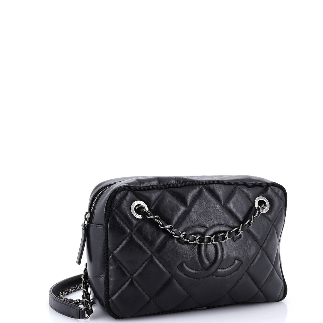 Ballerine Camera Case Bag Quilted Calfskin Medium