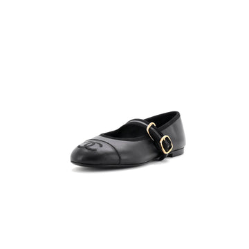 Women's CC Mary Jane Flats Embroidered Leather