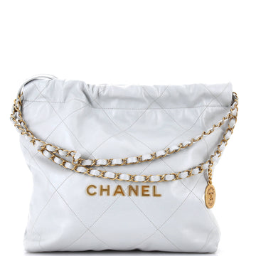 22 Chain Hobo Quilted Calfskin Small