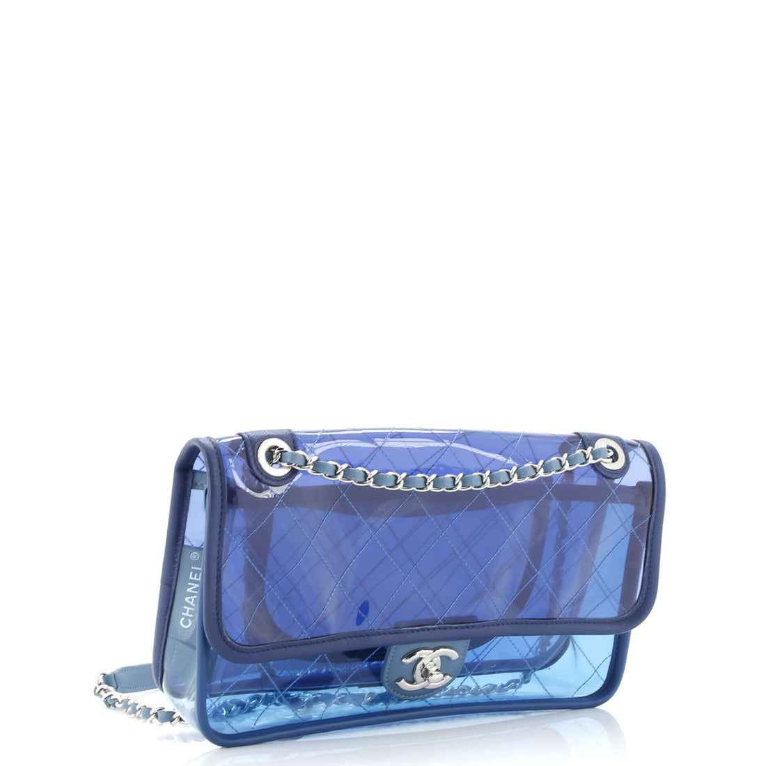 Coco Splash Flap Bag Quilted PVC With Lambskin Medium