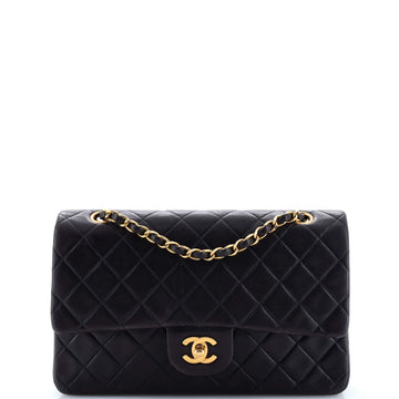 Vintage Classic Double Flap Bag Quilted Lambskin Medium