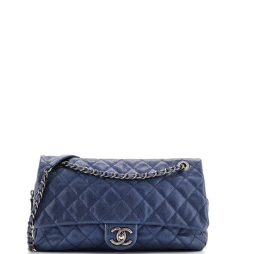 Easy Flap Bag Quilted Caviar Jumbo