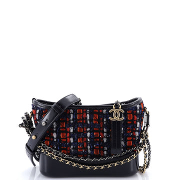 Gabrielle Hobo Quilted Tweed and Calfskin Small