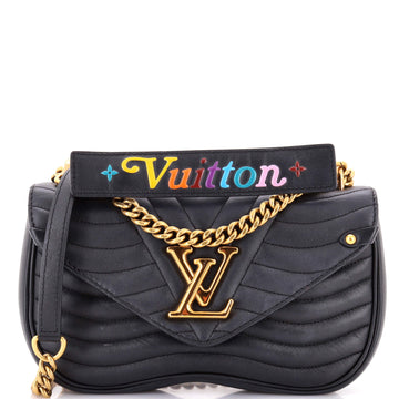 New Wave Chain Bag Quilted Leather MM