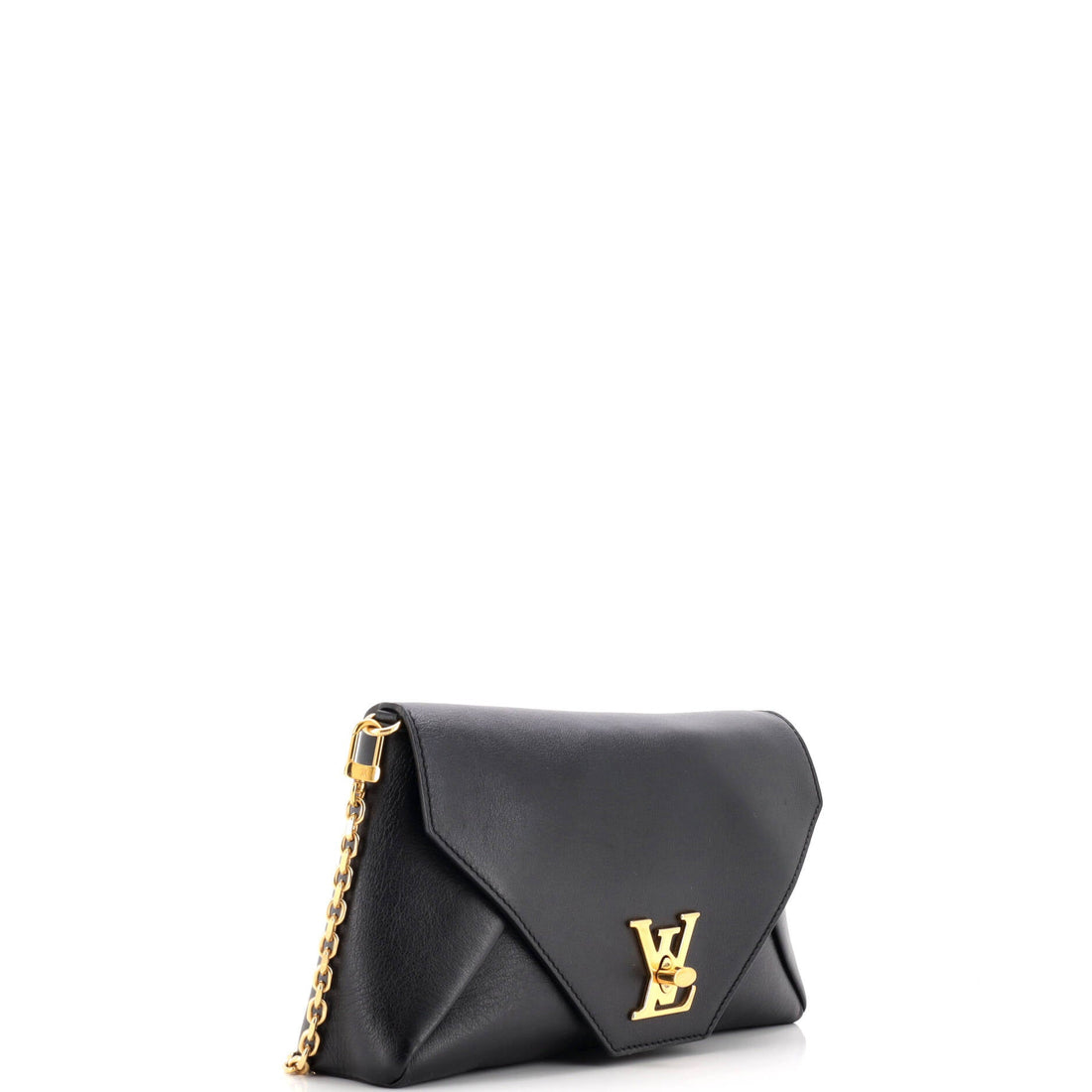 Love Note Chain Clutch Leather