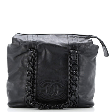 Resin Modern Chain Tote Calfskin