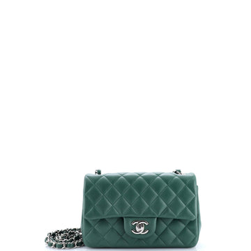 Classic Single Flap Bag Quilted Lambskin Mini