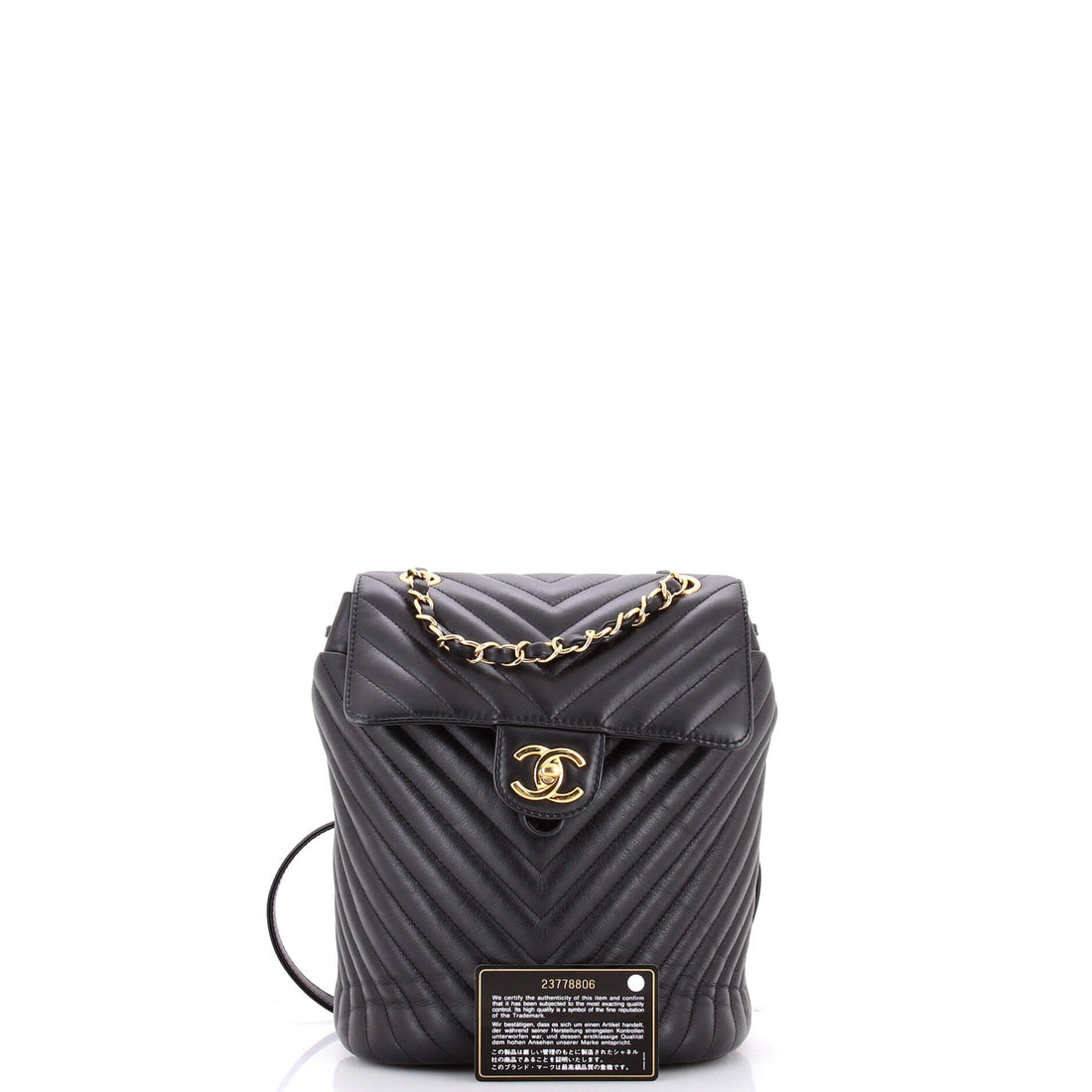Urban Spirit Backpack Chevron Leather Small