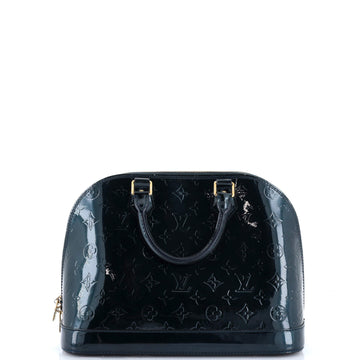 Alma Handbag Monogram Vernis PM