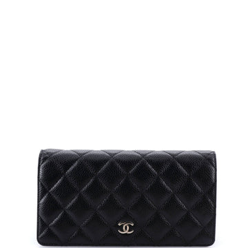 L-Yen Wallet Quilted Caviar