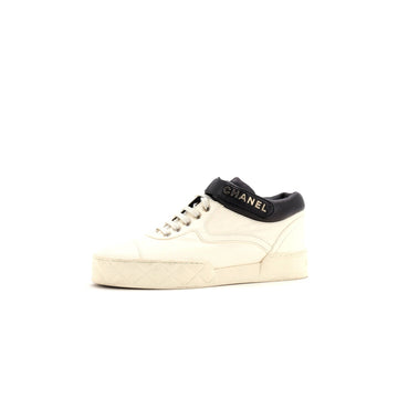 Women's Logo Strap Lace Up Sneakers Leather