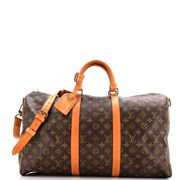 Keepall Bandouliere Bag Monogram Canvas 50