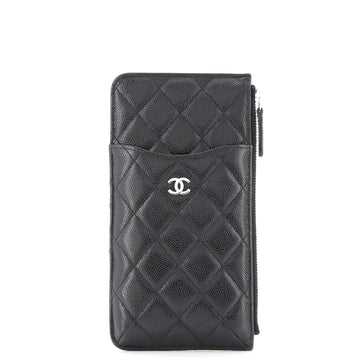 Classic Phone Case Pouch Quilted Caviar