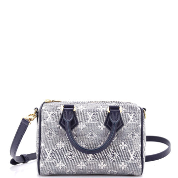 Speedy Bandouliere Bag Monoglam Jacquard Canvas 20