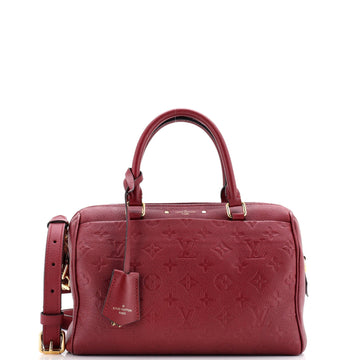 Speedy Bandouliere Bag Monogram Empreinte Leather 25