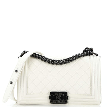 Boy Flap Bag Quilted Lambskin Old Medium
