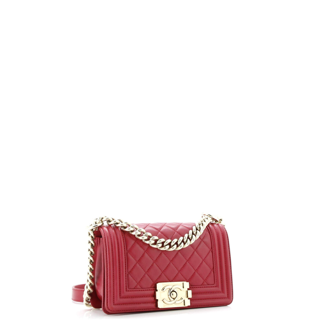 Boy Flap Bag Quilted Lambskin Small