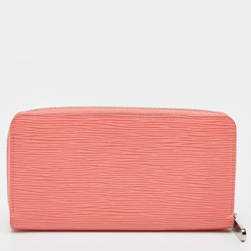 Coral Epi Leather Zippy Wallet