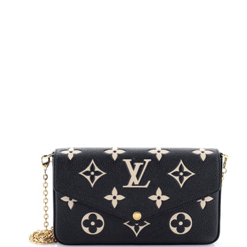 Felicie Pochette Bicolor Monogram Empreinte Giant
