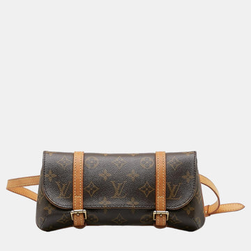 Brown Canvas Monogram Pochette Marelle  Belt Bag