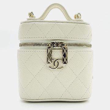 Caviar Top Handle Cosmetic Crossbody Bag