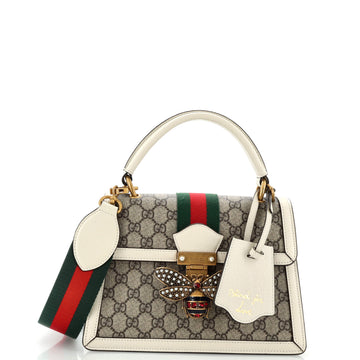 Queen Margaret Top Handle Bag VS Coated Canvas Small