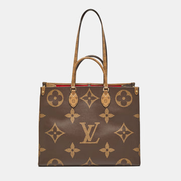 Monogram Reverse Giant Canvas OnTheGo GM Bag