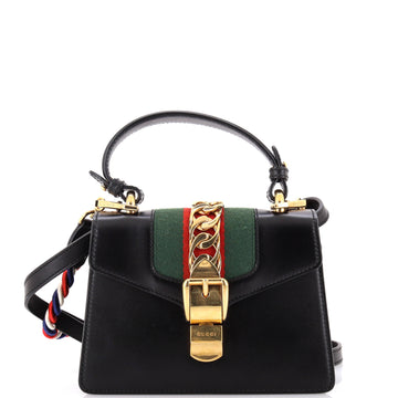 Sylvie Top Handle Bag Leather Mini