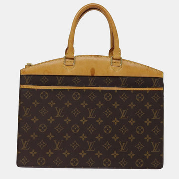 Brown Canvas Riviera handbag