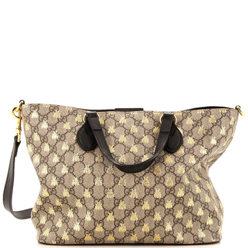Convertible Soft Tote Printed VS Coated Canvas Small