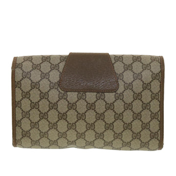 GUCCI VS Canvas Web Sherry Line Clutch Bag Beige Red Green 89.01.030  39241