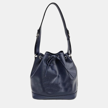 Blue Epi Leather Noe Bag