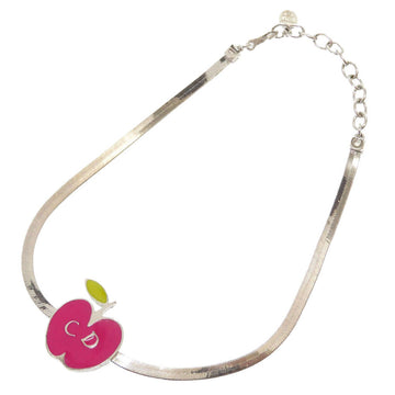 Christian Dior choker metal pink Apple apple