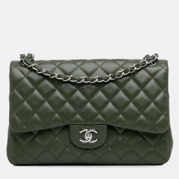 Jumbo Classic Caviar Double Flap Bag