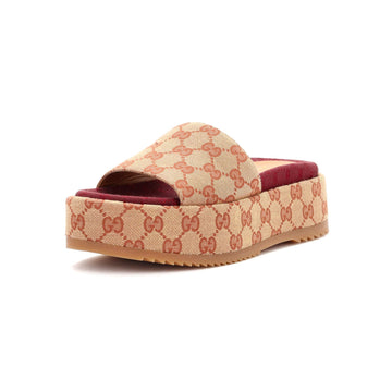 Women's Angelina Platform Slide Sandals VS Canvas