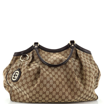GUCCI Sukey Tote GG Canvas Large