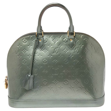 Givre Monogram Vernis Alma GM Bag