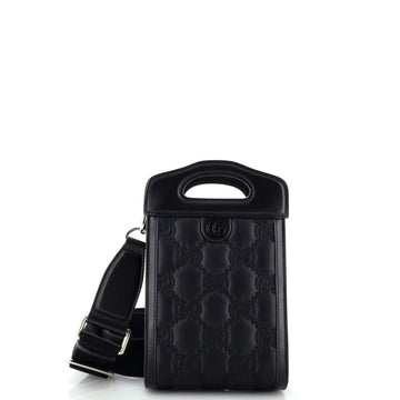 Top Handle Crossbody Bag VS Embossed Matelasse Nylon with Leather Mini