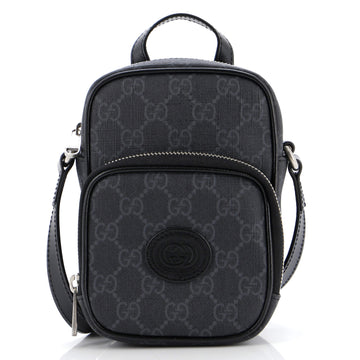 Interlocking G Patch Top Handle Crossbody Bag VS Coated Canvas Mini