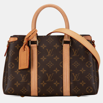 Brown Monogram Canvas Soufflot BB Top Handle Bag