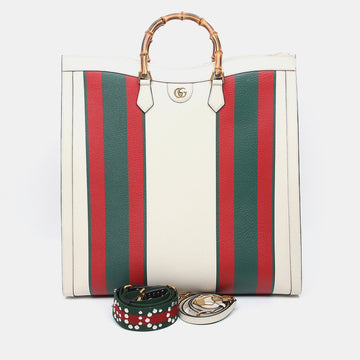 White Diana Maxi Tote Bag