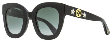 Gucci Women's Crystal Star Sunglasses VS0208S 001 Black 49mm