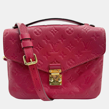 Freesia Monogram Empreinte Leather  Pochette Metis Shoulder Bag