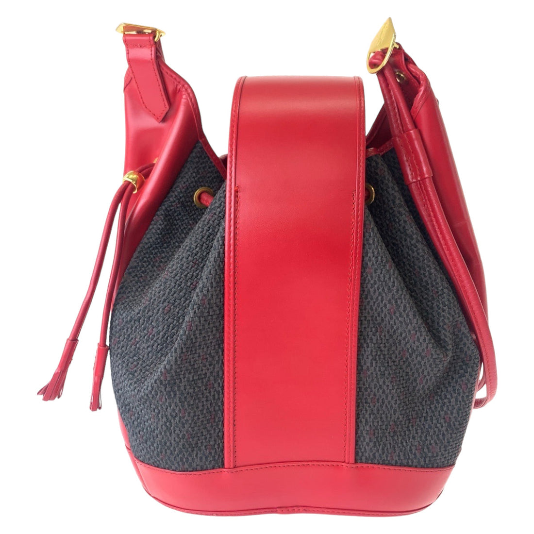 Yves Saint Laurent Canvas Leather Shoulder Bag