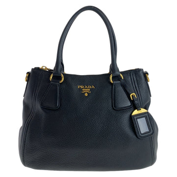 Prada Vitello Daino Leather Tote Handbag