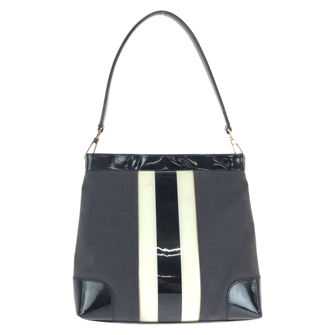 Gucci Black Canvas Shoulder Bag